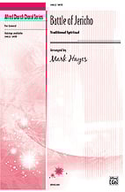 Battle of Jericho SATB choral sheet music cover Thumbnail
